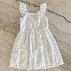 GAP White Eyelet Kids Dress
